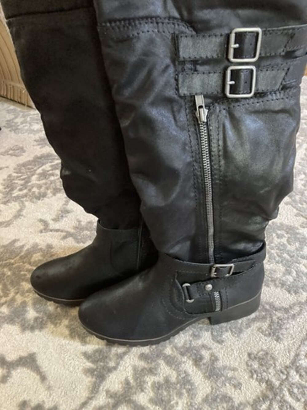 womens black jackal soho boots size 9.5